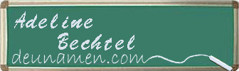 Adeline Bechtel Visitenkarte